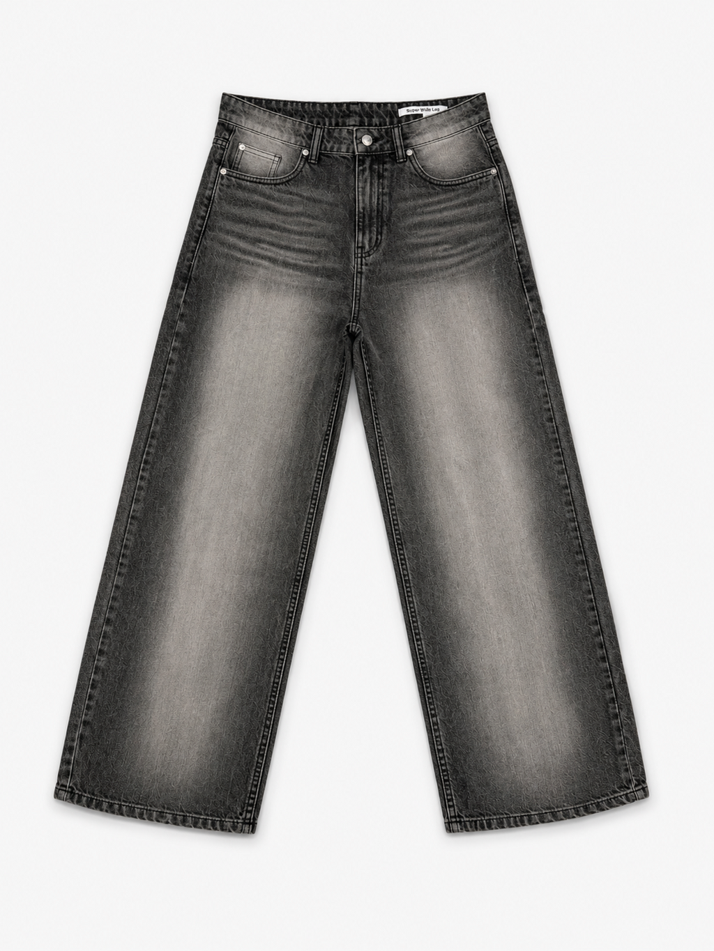 Grey fade denim
