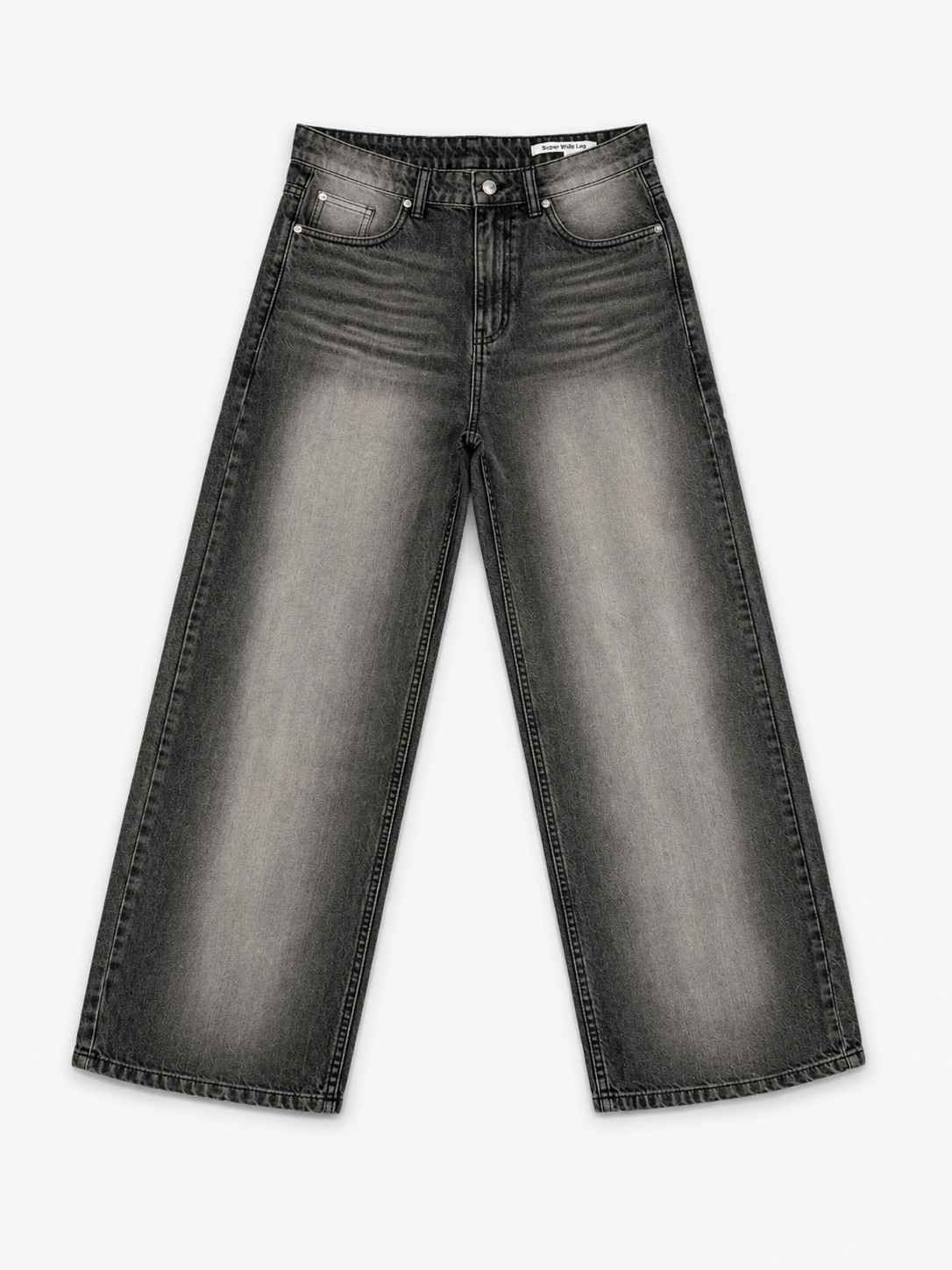 Grey fade denim