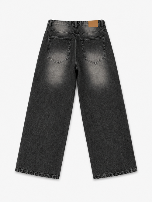 Grey fade denim