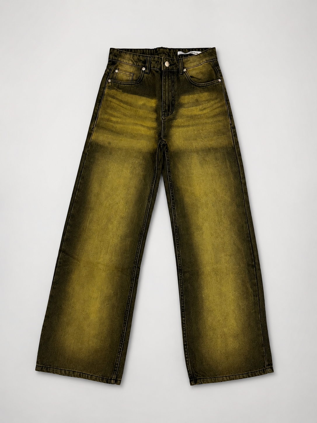 vintage gold wash jeans